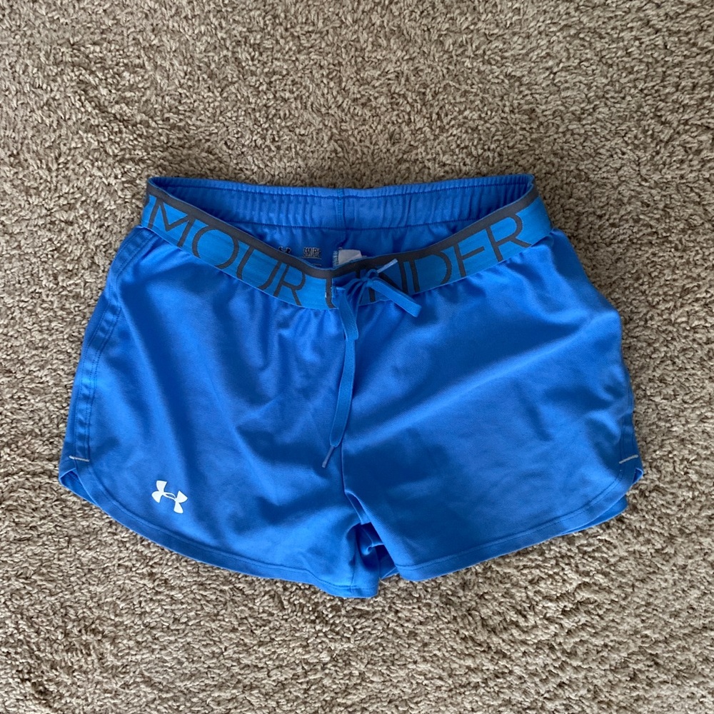 blue under armour shorts